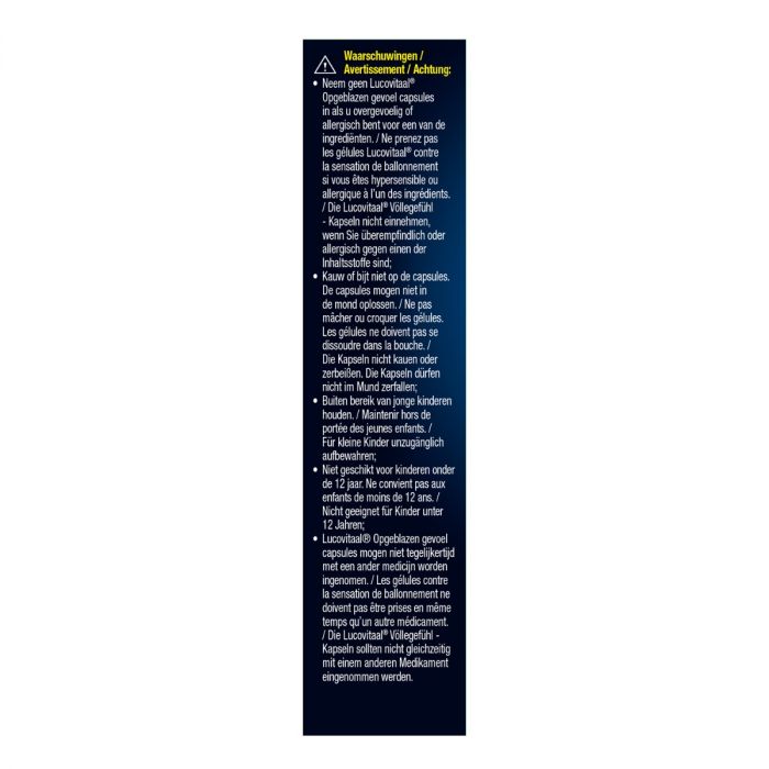 Opgeblazen gevoel capsules