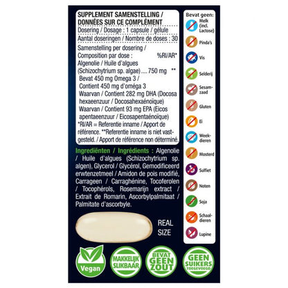 Omega 3 375mg EPA & DHA Vegan