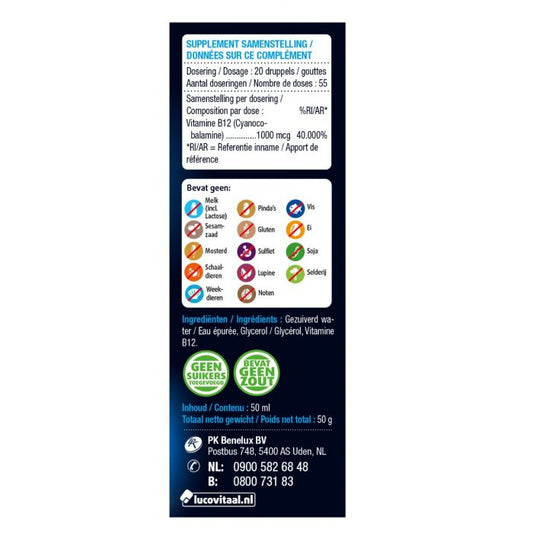 Vitamine B12 Druppels 50 ml