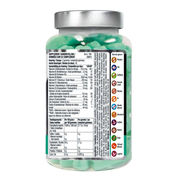 Haar Vitamines Gummies Suikervrij