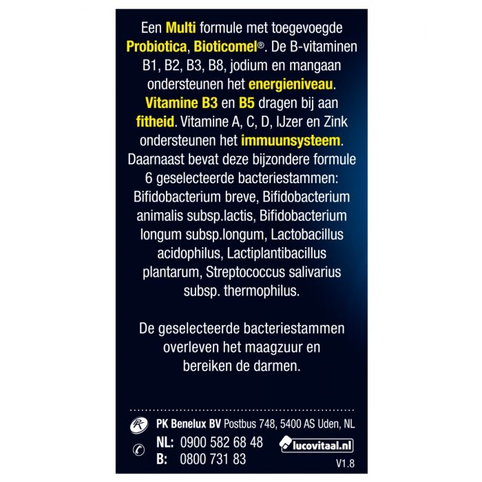 Probiotica Vitaminen & Mineralen Complex