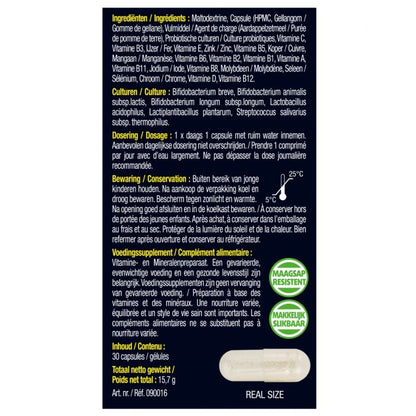 Probiotica Vitaminen & Mineralen Complex