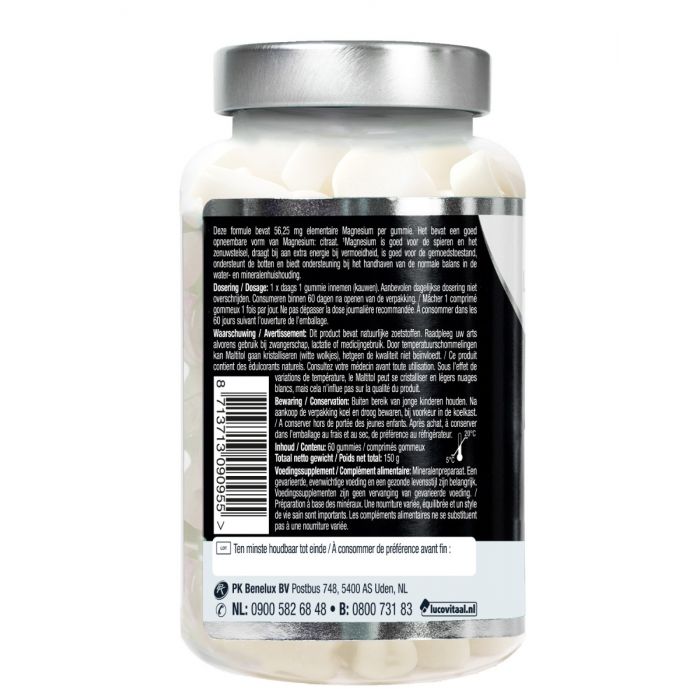 Magnesium Gummies Suikervrij