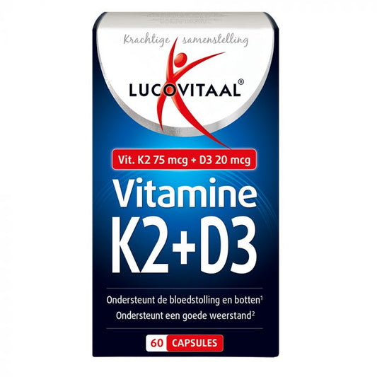 Vitamine K2 + D3 60 capsules