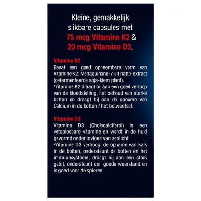 Vitamine K2 + D3 60 capsules