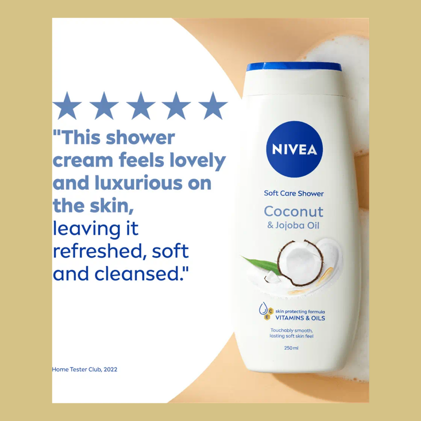 Nivea Shower Coconut & Jojoba Oil Shower Cream