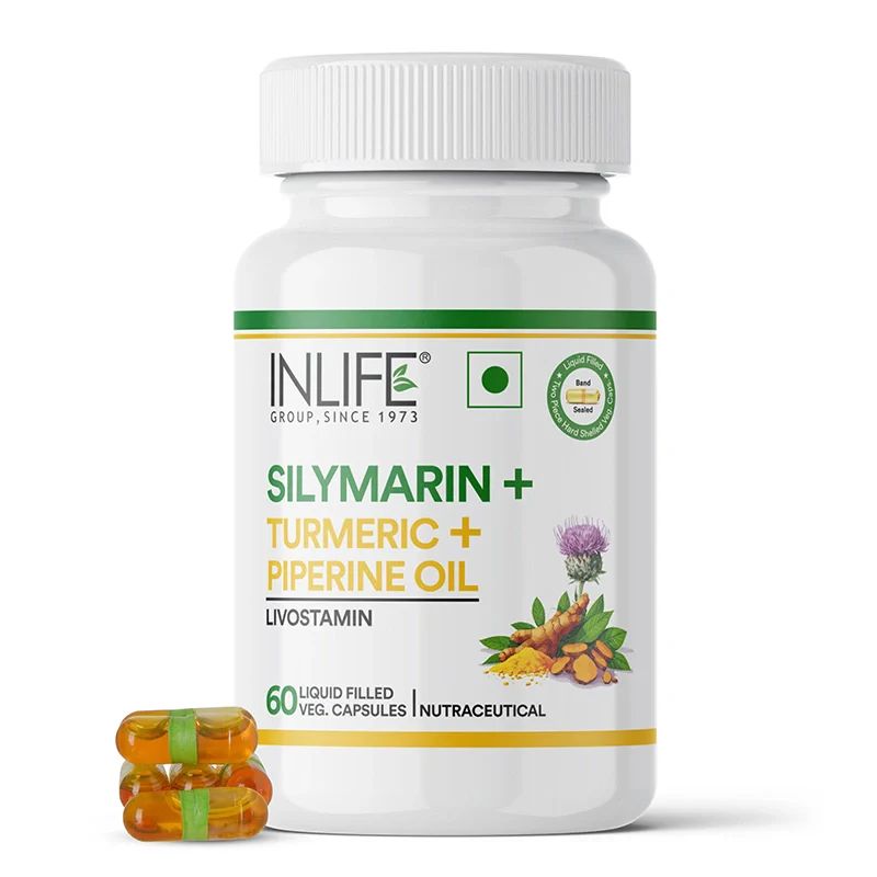 INLIFE SILYMARIN + TURMERIC + PIPERINE OIL