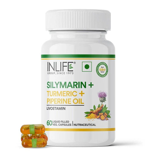 INLIFE SILYMARIN + TURMERIC + PIPERINE OIL