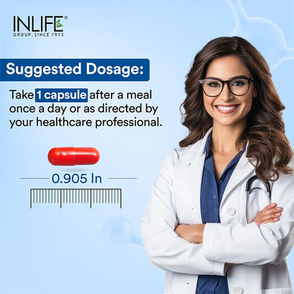 Inlife L-Glutathion Gereduceerd Supplement | Vegetarische Capsules