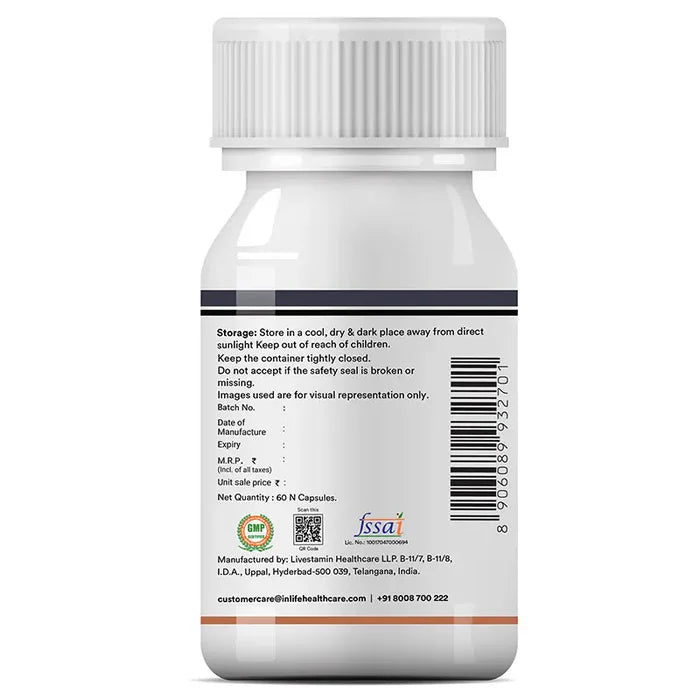 Inlife PCOS Balance Supplement voor Vrouwen | Vegetarische Capsules