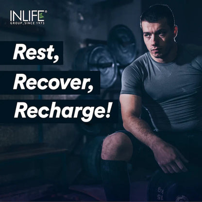 Inlife ZMA – Zink Magnesium Aspartaat en Vitamine B6 Supplement voor Mannen en Vrouwen | Spierherstel en Slaapondersteuning | Vegetarische Tabletten