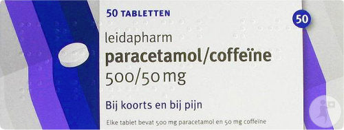 PARACETAMOL COFFEINE50 TABS OTC