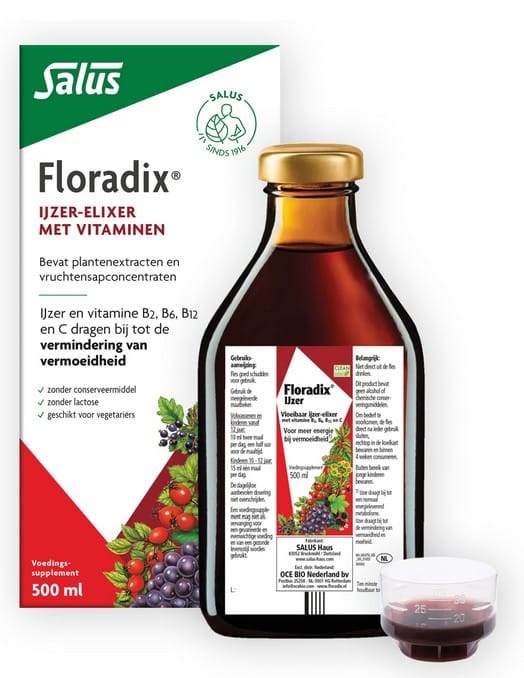 FLORADIX IJZER DRANK 250 ML OTC
