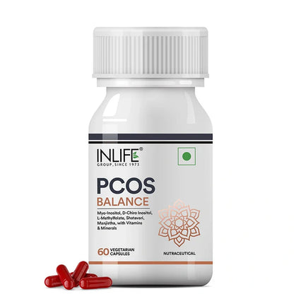 Inlife PCOS Balance Supplement voor Vrouwen | Vegetarische Capsules