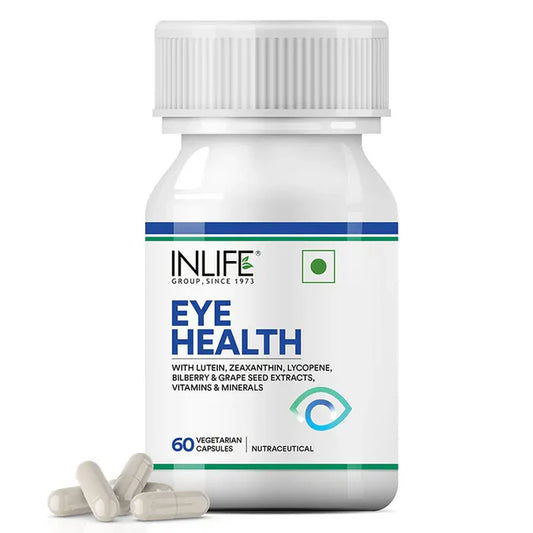 Inlife Eye Health Supplement met Bosbes en Zeaxanthine | Vegetarische Capsules