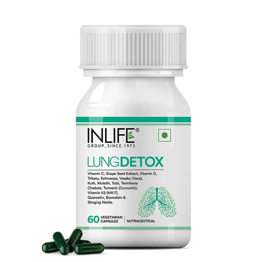 Inlife Lung Detox Supplement | Vegetarische Capsules