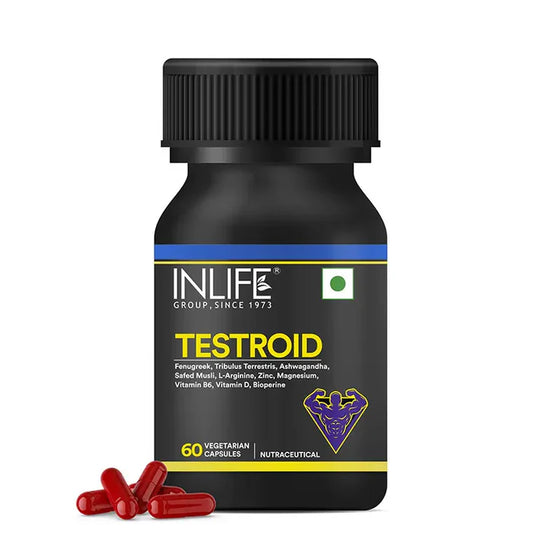 Inlife Testroid Supplement voor Mannen | Vegetarische Capsules