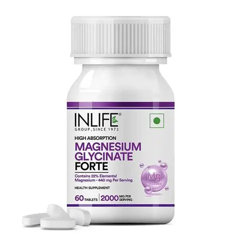 INLIFE MAGNESIUM GLYCINATE 60 CAPSULES