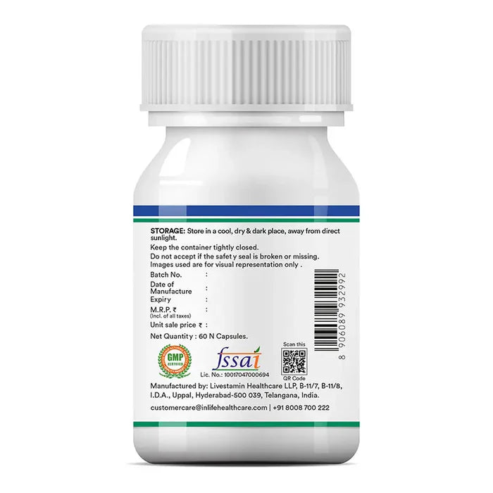 Inlife Eye Health Supplement met Bosbes en Zeaxanthine | Vegetarische Capsules