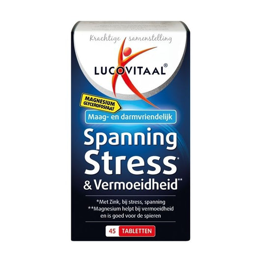 Magnesium Spanning, Stress & Vermoeidheid 45 tabletten